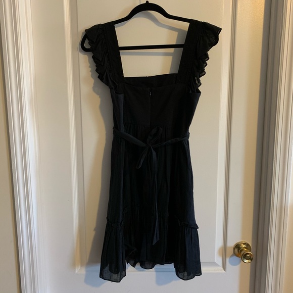 Vintage Betsey Johnson Black Embroidered Dress - Picture 4 of 6